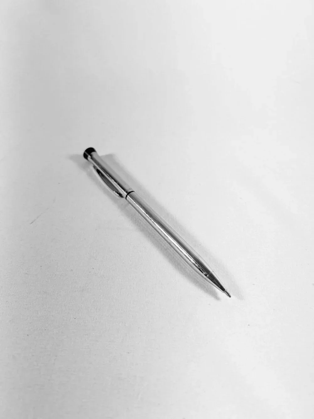 Pen Pencil Set Vintage Cross Chrome Twist Action Writing Instruments.